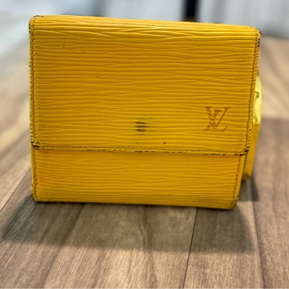 Louis Vuitton Handbags - Louis Vuitton Iconic Yellow & Purple Epi Wallet!